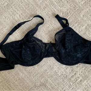 New Elegant Black Lace Bra